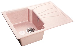 Granfest Мойка кухонная Standart GF-S680L Светло-розовый – фотография-1